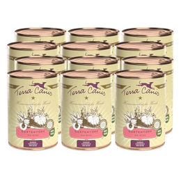 Produktbild von Terra Canis Red Detox Hund Nahrungsergänzung 12x400g zur Unterstützung von Immunsystem und Verdauung - 12 x 400 g