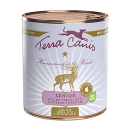 Terra Canis Senior Hundefutter Wild mit Tomate, Apfel und Gesundheitskräutern Getreidefrei mit hohem Fleischanteil 6 x 800 g - 6 x 800 g – Bild 1 von 2