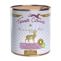 Produktbild von Terra Canis Senior Hundefutter Wild mit Tomate, Apfel und Gesundheitskräutern Getreidefrei mit hohem Fleischanteil 6 x 800 g - 6 x 800 g