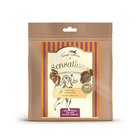 Produktbild von Terra Canis Sensations Chewy Champs Hühnermägen Naturkauartikel für Hunde getreidefrei und monoprotein 200g - 250 g