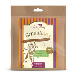 Terra Canis Sensations Chewy Champs Rindersticks Hundesnack getreidefrei und monoprotein 100 g - 250 g – Bild 1 von 5