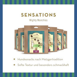 Terra Canis Sensations Mighty Munchies Hundesnack Pferd getreidefrei 90g - 8 x 90 g – Bild 1 von 4
