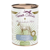 Produktbild von Terra Canis Sensitiv Hundefutter Pferd mit Stückchen in Sauce getreidefrei 6 x 400 g - 400 g