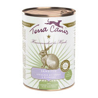 Produktbild von Terra Canis Sensitiv Kaninchen mit Kürbis und Blaubeere Stückchen in Sauce getreidefrei 6 x 400 g - 6 x 400 g