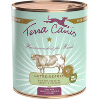 Produktbild von Terra Canis Sensitive Hundefutter Rind mit Zucchini, Kürbis und Oregano getreidefrei 6 x 800 g - 6 x 800 g