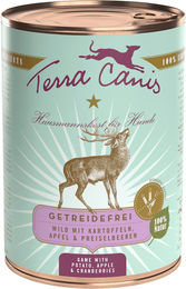 Terra Canis Sensitive Hundefutter Wild mit Kartoffeln, Apfel und Preiselbeeren getreidefrei 12 x 400 g - 6 x 400 g – Bild 1 von 4