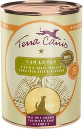 Produktbild von Terra Canis Sun Lover Hundefutter Rind mit sonnengereiftem Obst 6x400g