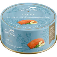 Produktbild von Terra Canis Terra Felis Katzenfutter Adult Lachs Sparpaket 24 x 80 g - 24 x 80 g