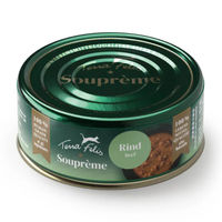 Produktbild von Terra Canis Terra Felis Soupréme Rind Mousse Suppe für erwachsene Katzen 24 x 70 g
