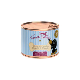 Produktbild von Terra Canis Welpenmenü Huhn mit Kürbis, Kamille und Tomaten 12 x 200 g - 12 x 200 g