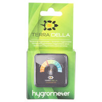 Produktbild von Terra Della Analoges Hygrometer für Terrarien aus Kunststoff in Schwarz