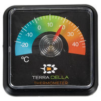 Produktbild von Terra Della Analoges Terrarium Thermometer Schwarz