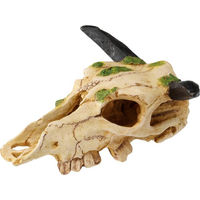 Produktbild von Terra Della Caraboa Schädel Terrarium Dekoration Größe S 22 cm