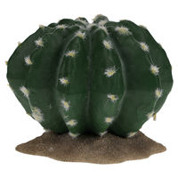 Produktbild von Terra Della Deko Kaktus Echinocactus grün für Terrarien 16,5 cm