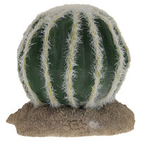 Produktbild von Terra Della Dekoration Kaktus Echinocactus grün 9x7,5cm