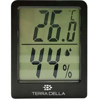 Produktbild von Terra Della Digitales Hygrometer-Thermometer in Schwarz aus Kunststoff