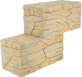 Terra Della Felsformation Baustein Combo 3 beige aus Kunstharz für Reptilien – Bild 1 von 2