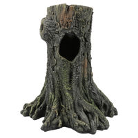Produktbild von Terra Della Gecko-Baum aus Kunstharz als Versteck für Reptilien in Braun, 25x16x25cm
