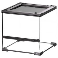 Produktbild von Terra Della Glas-Terrarium für Reptilien und Insekten schwarz 30 x 30 x 32 cm