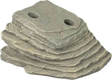 Terra Della Grillenfelsen grau aus Kunstharz für Reptilien 21x17x11 cm – Bild 1 von 6
