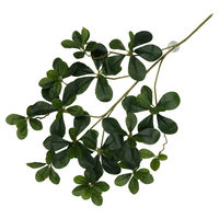 Produktbild von Terra Della Kunstpflanze Aralia Liane aus Kunststoff in Grün mit Saugnäpfen für Terrarien 60 x 30 x 6 cm