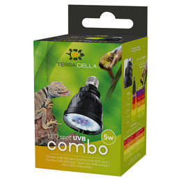 Terra Della LED-Lampe UVB Kombi tropisch/Wüste Schwarz 5 Watt – Bild 1 von 1