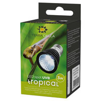 Produktbild von Terra Della LED-Lampe UVB Tropisch Schwarz 3 Watt