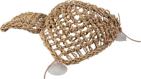 Terra Della Reptilien Hängematte aus natürlichem Rosshaar mit Leiter und Triangel in Beige – Bild 1 von 6