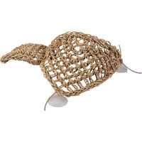 Produktbild von Terra Della Reptilien Hängematte aus natürlichem Rosshaar mit Leiter und Triangel in Beige