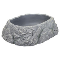 Produktbild von Terra Della Reptilien-Wassernapf Big Bowl für Schlangen aus Kunstharz grau Größe XL