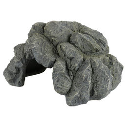 Terra Della Reptilienhöhle aus Kunstharz Grau Größe XS für Schlangen Echsen und Geckos – Bild 1 von 3