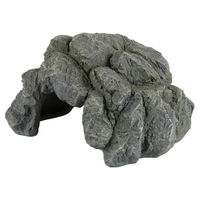 Produktbild von Terra Della Reptilienhöhle aus Kunstharz Grau Größe XS für Schlangen Echsen und Geckos