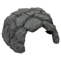 Produktbild von Terra Della Schildkrötenhöhle für Schildkröten aus Kunstharz grau 40x31x21,5cm