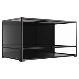 Produktbild von Terra Della Terrarium Knockdown Schwarz für Reptilien Amphibien und Insekten 112 x 60 x 60 cm