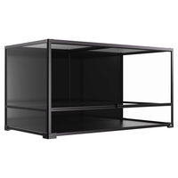 Produktbild von Terra Della Terrarium Knockdown Schwarz für Reptilien Amphibien und Insekten 112 x 60 x 60 cm