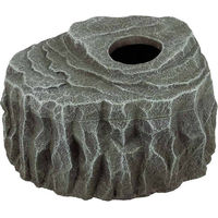 Produktbild von Terra Della Versteckstein Felsformation für Reptilien und Echsen aus Kunstharz Grau Größe S 16 x 15 x 8,5 cm