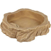 Produktbild von Terra Della Wassernapf für Reptilien aus Kunstharz Sand Beige XS