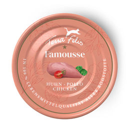 Terra Felis Famousse Katzenfutter Huhn getreidefrei mit hohem Fleischanteil 12x80 g – Bild 1 von 2