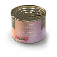 Produktbild von Terra Felis Famousse Katzenfutter Huhn & Pute getreidefrei mit hohem Fleischanteil 12x200 g