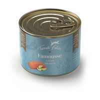 Produktbild von Terra Felis Famousse Katzenfutter Lachs getreidefrei mit hohem Fleischanteil 12x200 g