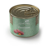 Produktbild von Terra Felis Famousse Katzenfutter Rind getreidefrei mit hohem Fleischanteil 12x200 g