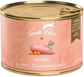 Terra Felis Katzenfutter Huhn Stückchen in Soße Adult Getreidefrei 12 x 200 g - 12 x 200 g – Bild 1 von 2