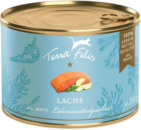 Produktbild von Terra Felis Katzenfutter Lachs 12x200g