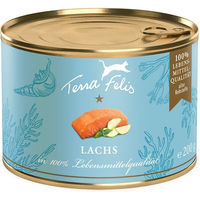 Produktbild von Terra Felis Katzenfutter Lachs 12x200g