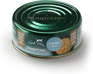 Terra Felis Soupreme Katzen-Suppe Lachs Stückchen in Sauce 70 g – Bild 1 von 2