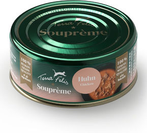 Produktbild von Terra Felis Soupreme Katzenfutter Huhn Stückchen in Sauce 24 x 70 g