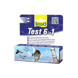 Tetra 6 in 1 Wassertest für Süßwasser Aquarium mit 25 Teststreifen - 25 Stk. – Bild 1 von 8
