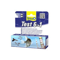 Produktbild von Tetra 6 in 1 Wassertest für Süßwasser Aquarium mit 25 Teststreifen - 25 Stk.