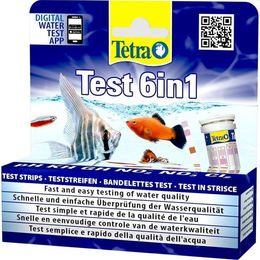 Tetra 6in1 Wassertestset für Süßwasser und Fische mit 10 Teststreifen - 10 Stk. – Bild 1 von 3
