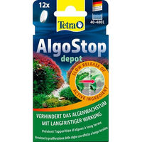 Produktbild von Tetra AlgoStop Depot Algentabletten zur Algenbekämpfung im Süßwasser Aquarium 12 Stück